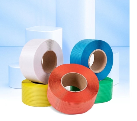 Nastro di imballaggio in PP, nastro di legame in PP, nastro di imballaggio in PP, 8,5 kg/ roll meter: 1000-7000m, materia prima: PP polipropilene