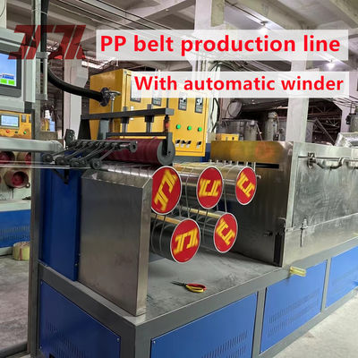120-500 kg/h PP Strap Making Machine con alta precisione 5-19 mm di larghezza