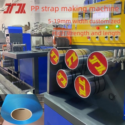 Linea di produzione di cinghie in PP a doppia vite da 5 mm con lunghezza lunga e flessibilità