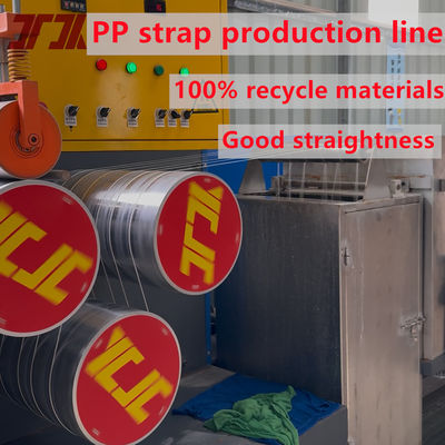 Macchina per la produzione di reggette in polipropilene PP da 45-50KW Può Utilizzare Materiale Riciclato PP al 100%