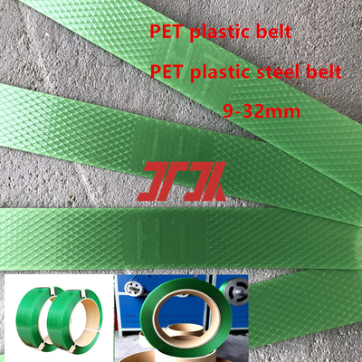 Fabbrica all'ingrosso 9-25mm verde PET plastica cintura PET cintura di plastica di acciaio con applicabile a cintura elettrica