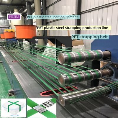 Equipaggiamento per cinture in acciaio in plastica PET a vite singola