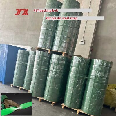 Reggia in acciaio plastico PET da 19 mm, verde, con finitura goffrata