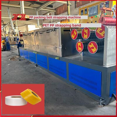 Macchina per la produzione di cinghie in PP resistente Tensione regolabile con estrusore a singola o doppia vite