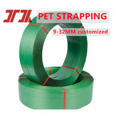 Strappo di plastica ecologico di 16 mm verde e nero per animali domestici Strappo di poliestere