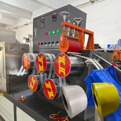 Linea di estrussione della cinghia di imballaggio in plastica in PP ad alta capacità di produzione