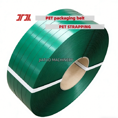 Nastro per imballaggio in PET ad alta velocità Nastro in acciaio in plastica PET da 16 mm per reggiatrici automatiche