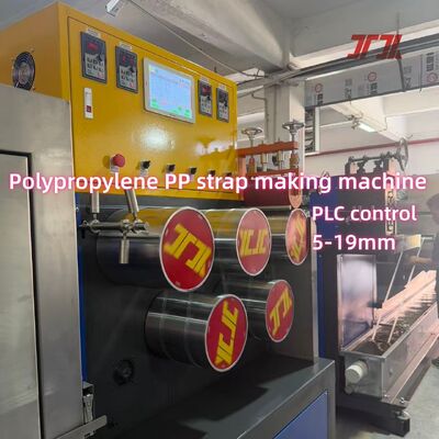 Macchina per la produzione di nastri a vite singola PP 4Straps con capacità di 230-260 kg con controllo PLC