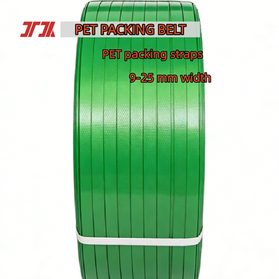 Cintura in acciaio plastica PET 16mm Cintura in PET verde Reggia in PET per reggiatura automatica