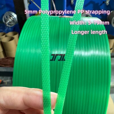 Fascetta in PP da 5-19 mm con elevata resistenza alla trazione per imballaggio automatico