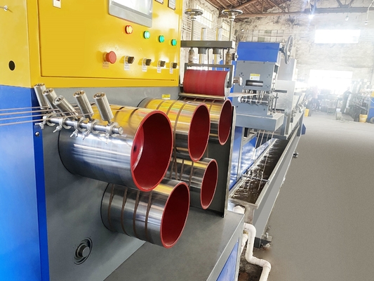 Linea di produzione ad alta velocità 5-15mm di cinghiale singola di PP, macchina di cinghiale di PP con forno intelligente a temperatura costante