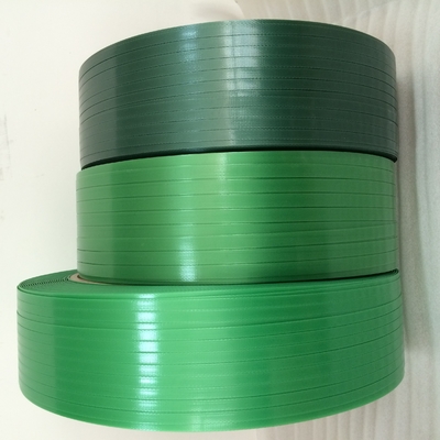 ANIMALE DOMESTICO verde di 16-25mm che attacca cinghia d'imballaggio di plastica per l'imballaggio pesante del motore della macchina della grande scatola