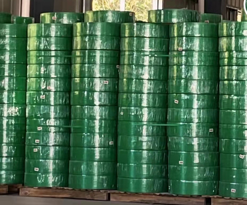 L'ANIMALE DOMESTICO pp di ab impresso lega il rotolo di plastica d'imballaggio della cinghia per le macchine imballatrici del pallet