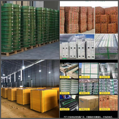 Macchina automatica di produzione di strisce di plastica in PET Siemens Motore per materiale confezionato Linea di estrusione di strisce in PET ad alta precisione