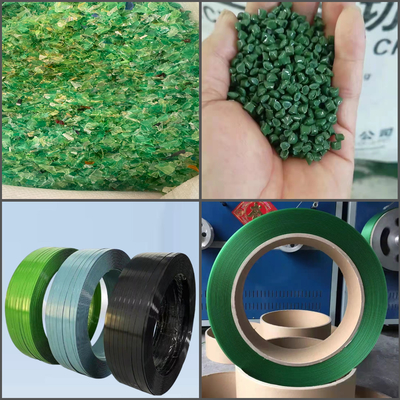 Reggiatura in plastica SPET a 2 cavità che fa la linea di produzione di cinghie in PET a macchina