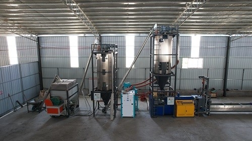 Auto 400kg/h PET Strap Making Machine 19mm Larghezza Strapping Band Extruder con controllo PLC