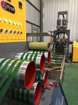Auto 400kg/h PET Strap Making Machine 19mm Larghezza Strapping Band Extruder con controllo PLC
