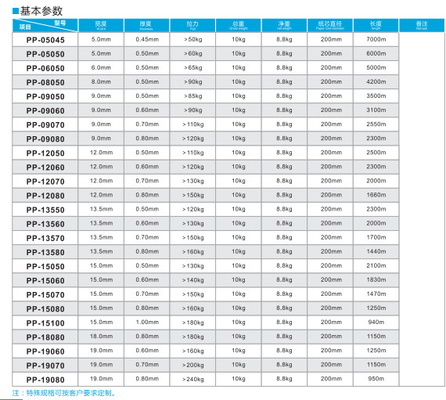100-600 kg/h a vite singola PP Strapping Strapping Linea di produzione PP Attrezzatura a filamento PP PP