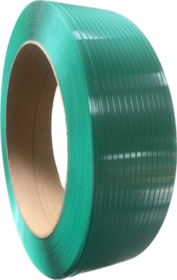 Cargo Nylon Poly Plastic Packing Belt Tape 170kg 210kg Tension High Strength PET Strapping Band per la sicurezza del carico