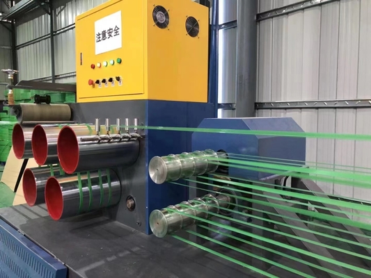 5-19 mm larghezza PET Strap Making Machine con doppia stazione per applicazioni pesanti
