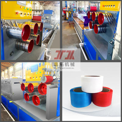Controllo PLC completamente automatico JiaTuo PP Strap Making Machine con motore GUOMAO