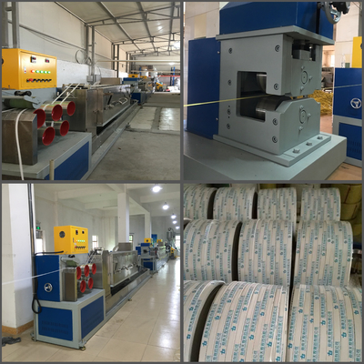 Macchina di estrusione a cinghia di PP a vite singola Sistema di alimentazione automatico Linea di produzione di cinghia di PP completamente automatica