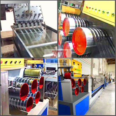 Macchina per la fabbricazione di cinghie in PP da materiale riciclato con motore GUGAO 200 kg/h