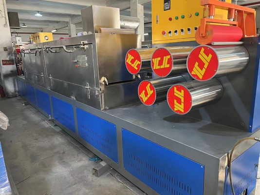 Macchina di produzione di cinghie in PP a vite singole 1 a 4 Linea di estrusione di cinghie in polipropilene Facile utilizzo e manutenzione cinghia in PP