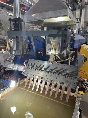Macchina di produzione di cinghie in PP a vite singole 1 a 4 Linea di estrusione di cinghie in polipropilene Facile utilizzo e manutenzione cinghia in PP