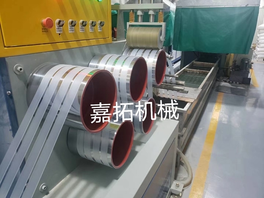 Macchina per la fabbricazione di cinture in PET a 3 viti a vite singola Capacità 280 ~ 320 kg all'ora