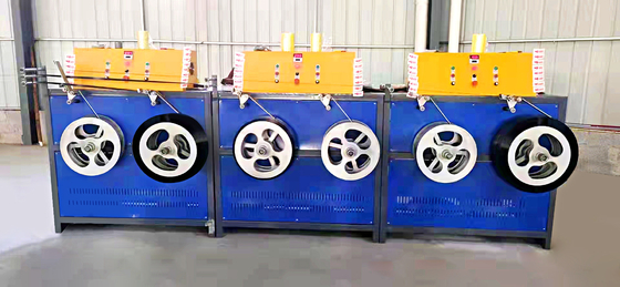 Larghezza 5-19 mm Linea di estrusione per cinghia in PET doppio servomotore ad alta efficienza