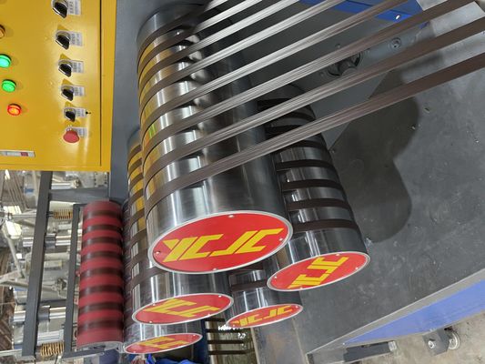 Macchina per la produzione di reggette in plastica CE ISO PET PP 5-19 mm Linea di produzione per estrusione PP PET