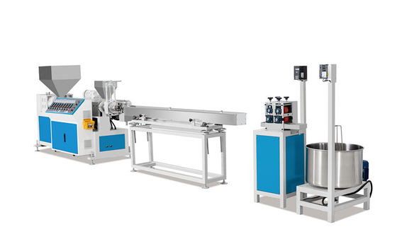 JTPP-110 macchina di imitazione di plastica per la fabbricazione di rattan: vite da 3300 mm, 6 cinghie, capacità 130 kg/h
