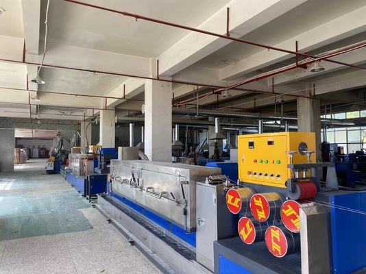Linea di produzione reggetta in PP a vite singola o doppia da 90 mm con macchina automatica di imballaggio per larghezze da 5 a 19 mm