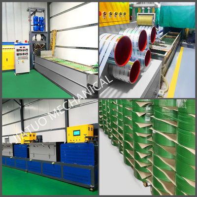Tecnologia avanzata PET Strap Making Machine PLC Computer Touch Screen Control