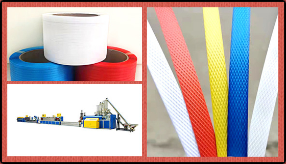 Linea di estrusione automatica 220-240V PP Strap Making Machine PP Strap Band