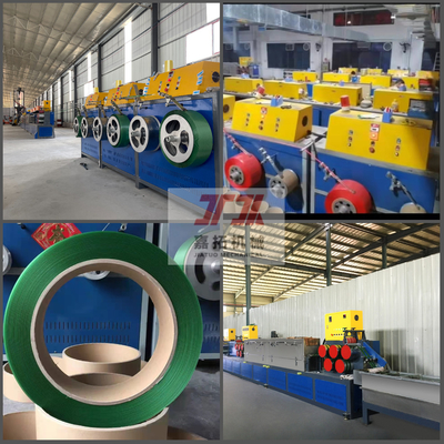 Linea di estrusione di strisce PET con torre di pre-essiccazione da 5000L e asciugatrice rotativa di deumidificazione da favo di miele 0ST-2000