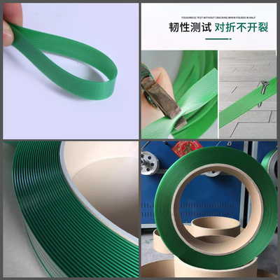 Linea di estrusione di cinghie in PET a 100% di materiale rotto per cinghie di imballaggio durevoli
