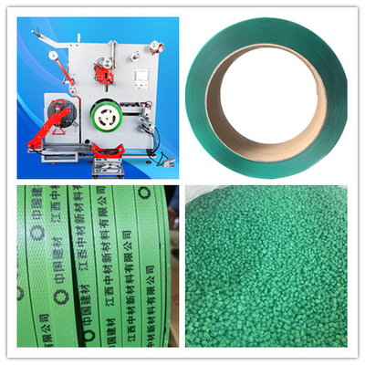 Spessore 0,4-1,2 mm PET Strap Manufacturing Machine 180-620KGS Sistema di controllo PLC