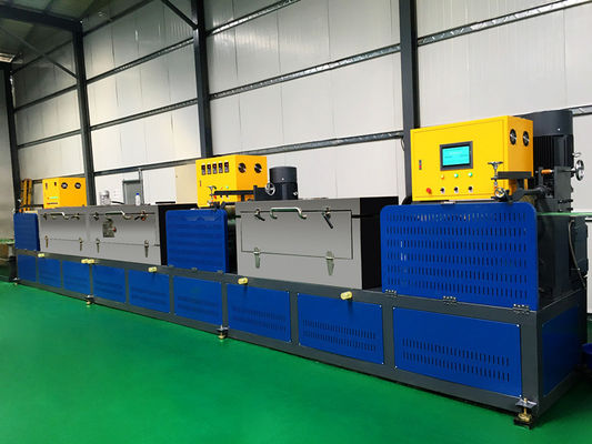 Linea di estrusione di cinghia in PET GUGAO Motor per materia prima in PET o fiocchi di bottiglie in PET riciclate