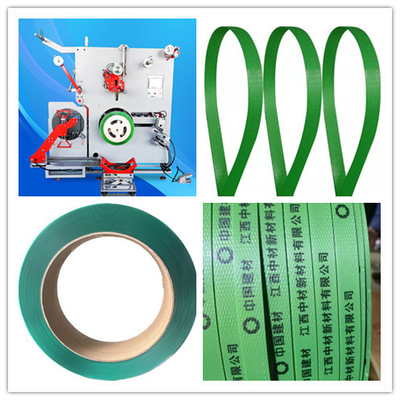 Linea di motore servo efficiente macchina di avvolgimento automatica con rigidità regolabile della cintura di imballaggio in PET avvolgente automatico