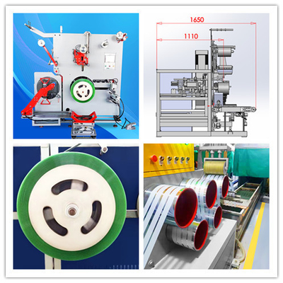 Linea di motore servo efficiente macchina di avvolgimento automatica con rigidità regolabile della cintura di imballaggio in PET avvolgente automatico