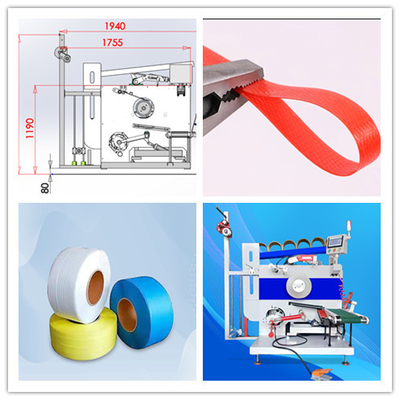 Strumento di ripiegatore a cinghia versatile Stop automatico con tubo di carta 203mm * 165-195mm