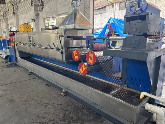 Materiali riciclati PP Strap Making Machine PLC Control Production Line