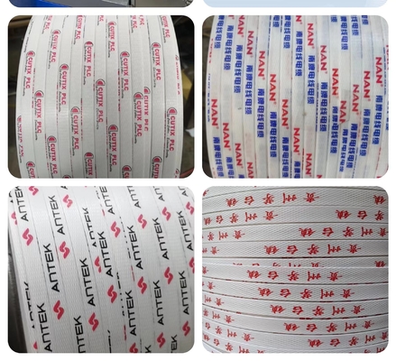 La macchina da stampa non sbiadisce, stampa chiaramente, può stampare LOGO,TEL,Email,Larghezza della cinghia: 9-40mm