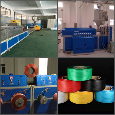 Linea di produzione di fasce in PP riciclate ad alta efficienza 230 - 250 kg/h con motore GUGAO