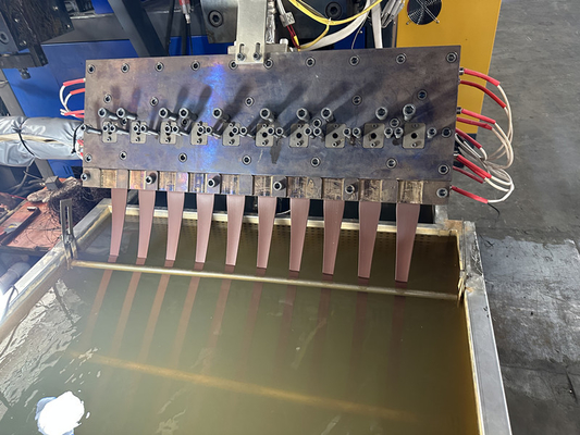 Linea di produzione di estrusori di fasce di imballaggio in plastica da 12 mm di larghezza