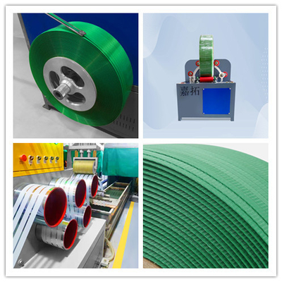 Fogli di bottiglia 100% riciclati Materiale PET Strap Manufacturing Machine Construzione durevole