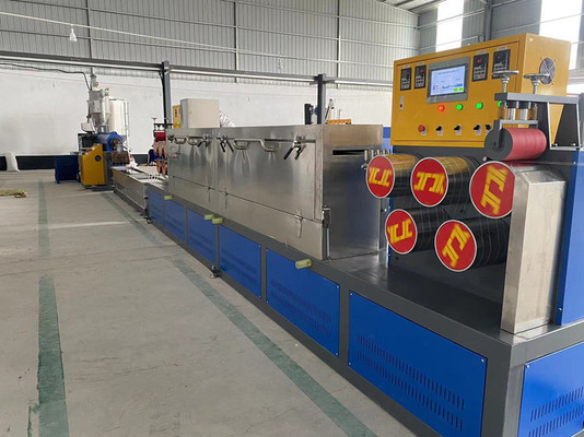 Macchina per la produzione di nastri di imballaggio in PP da 32 mm, estrusore di nastri in PP a vite singola