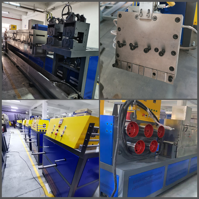 Linea di estrusione di fasce CE PP con larghezza 5-19 mm e spessore 0,4-1,2 mm